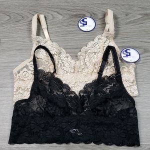 2 sets of Blue 55 Bralette sz M/L
